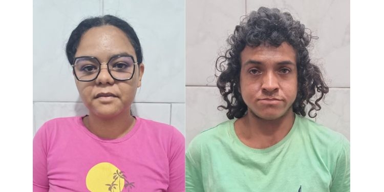 Um homem e uma mulher são presos em Areia Branca