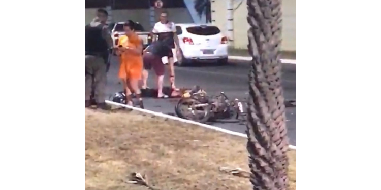 Músico tem perna amputada após acidente na Avenida João da Escóssia; Veja vídeo