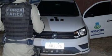 Carro do Creas tomado de assalto é recuperado em Mossoró