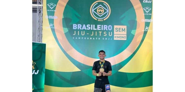 Mossoroense Júnior Silva vence Campeonato Brasileiro de Jiu-Jitsu no RJ