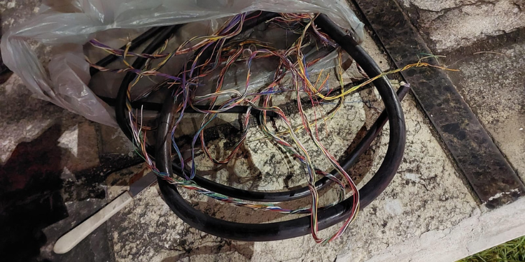 Homem é preso por suspeita de furto de fios em Mossoró