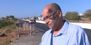 Homem cai em buraco de obra enquanto andava na BR-304 em Mossoró