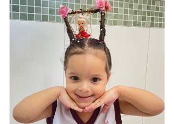 “Dia do cabelo maluco” faz sucesso em escolas do RN
