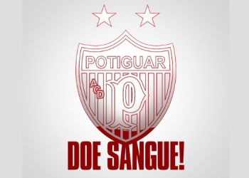 Potiguar retira vermelho do escudo para incentivar doação de sangue