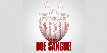 Potiguar retira vermelho do escudo para incentivar doação de sangue