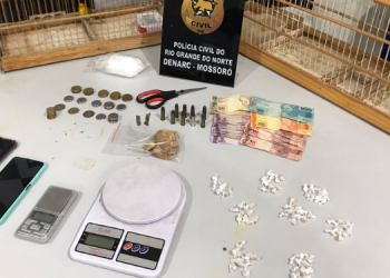 Homem é preso por tráfico de drogas em Mossoró