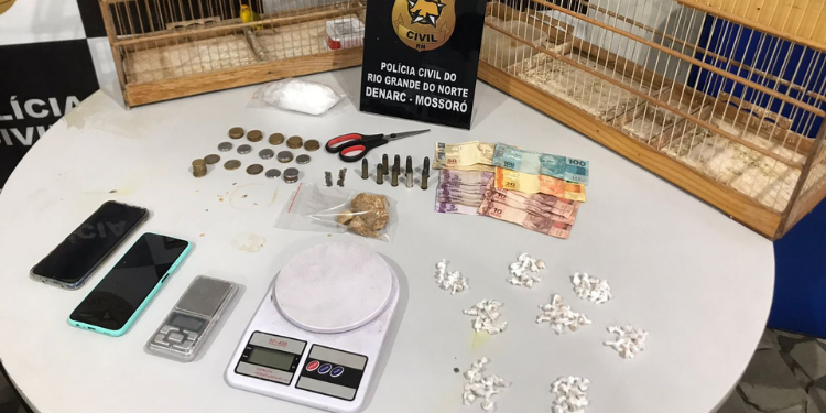 Homem é preso por tráfico de drogas em Mossoró