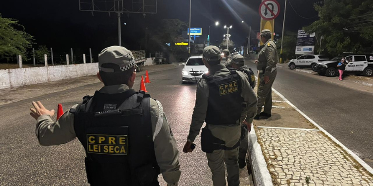 45 condutores são autuados na Lei Seca durante fiscalização em Mossoró