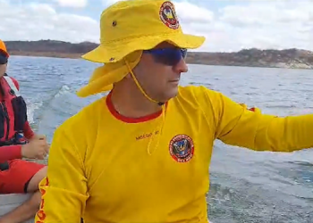 Bombeiros buscam homem desaparecido na Barragem de Santa Cruz