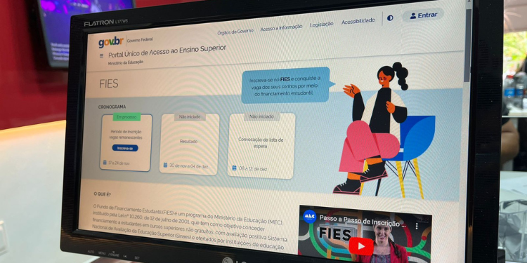 Inscrições para vagas remanescentes do Fies começam nesta sexta (17)