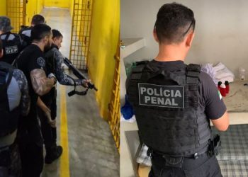 Secretaria da Administração Penitenciária deflagra operação de segurança em unidades prisionais do RN