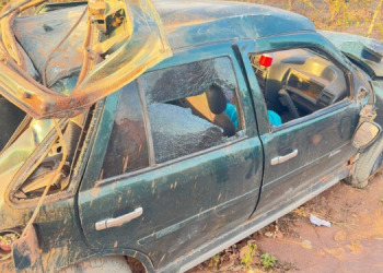 Capotamento de veículo deixa um homem morto em Serra do Mel; veja vídeo