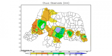 RN tem registro de chuvas nas regiões Oeste e Central