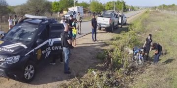 Idoso morre após cair de moto na RN-117