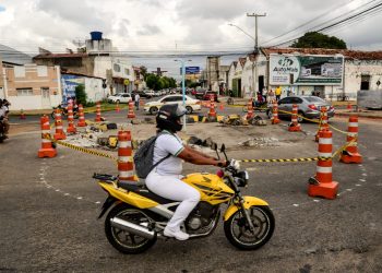 Prefeitura de Mossoró inicia simulação viária na rotatória do Vuco-Vuco