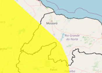 Inmet alerta para baixa umidade do ar em mais de 60 municípios do RN