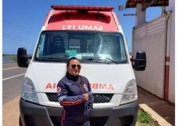 “Estar no SAMU é a realização de um sonho”, diz primeira mulher condutora de ambulância do RN