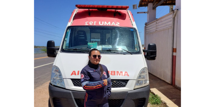“Estar no SAMU é a realização de um sonho”, diz primeira mulher condutora de ambulância do RN
