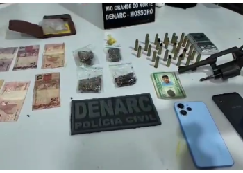 Polícia prende suspeitos por tráfico de drogas em Mossoró