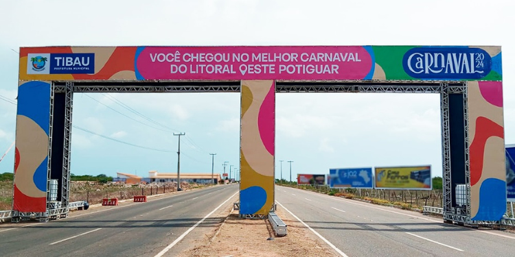 Prefeitura de Tibau divulga circuito do arrastão do Carnaval 2024