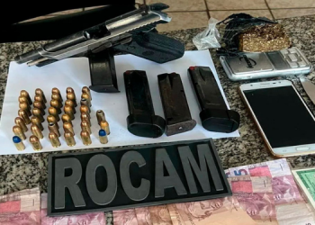 Foragido da Justiça é preso em Mossoró portando pistola que pertencia à polícia de SP