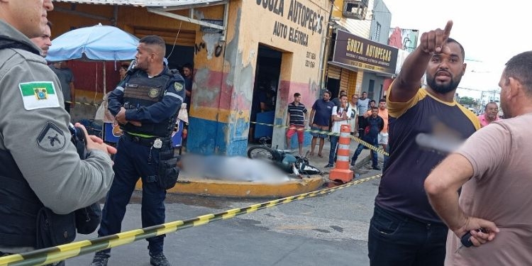 Idoso é morto atropelado por caminhão no Centro de Mossoró