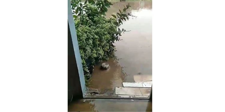 Moradora relata problemas com bueiro em dias de chuva no Bairro Dom Jaime Câmara em Mossoró