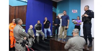 Forças de segurança se reúnem para planejar pontos estratégicos no Mossoró Cidade Junina