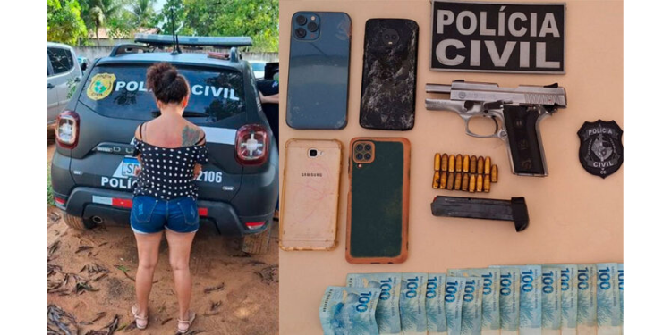 Mulher é presa por porte ilegal de arma em Upanema