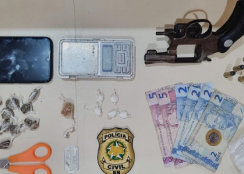 Suspeito é preso por tráfico de drogas e assassinato em Areia Branca