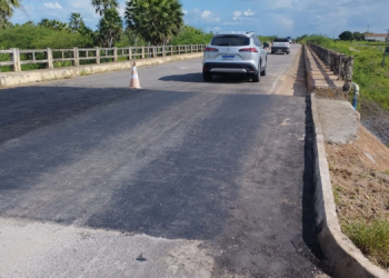 Departamento de Estradas libera tráfego na RN-041 e recupera piso da Ponte de Arapuá