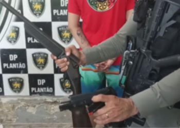 Polícia Militar prende suspeito e apreende arsenal durante operação em Governador Dix-Sept Rosado