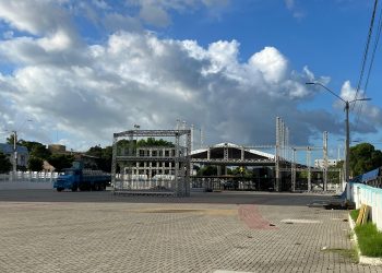 MCJ: começa montagem do palco da Estação das Artes Elizeu Ventania