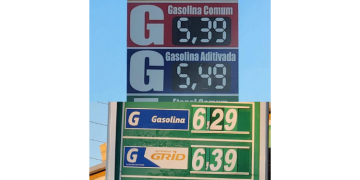 Preço do litro de gasolina tem aumento nos postos de Mossoró