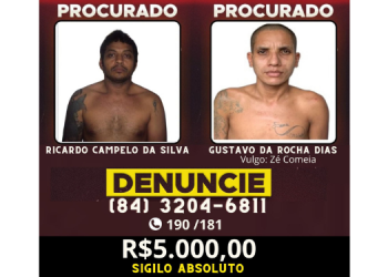 Seap divulga recompensa para recaptura de foragidos