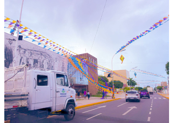 Ruas e avenidas recebem ornamentação para o Mossoró Cidade Junina 