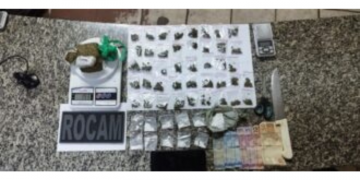 Polícia apreende drogas e prende suspeito durante abordagem no Santo Antônio