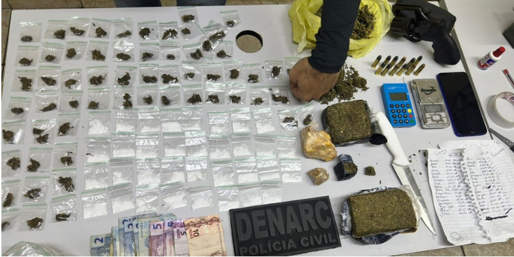 Polícia apreende drogas e prende suspeito de tráfico em Mossoró