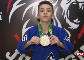 Mossoroense de 8 anos conquista título de campeão brasileiro de Jiu-Jitsu