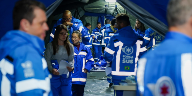 Rio Grande do Norte é um dos estados que mais enviou voluntários ao Sul do Brasil