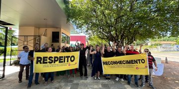 Servidores do Tribunal de Justiça do RN realizam protesto