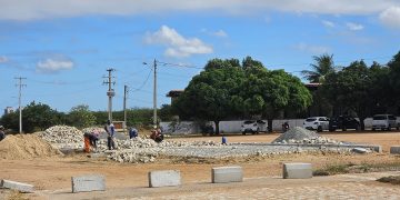 Uern realiza obras de pavimentação no Campus Central