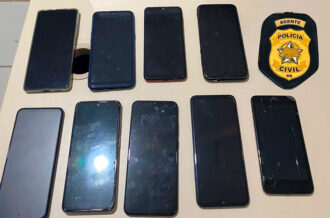 Polícia Civil recupera nove celulares roubados em Governador Dix-Sept Rosado