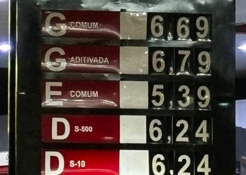 Preço da gasolina sobe nas bombas em Mossoró