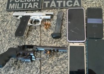 Polícia Militar apreende armas em Mossoró