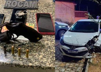 Perseguição policial em Mossoró termina com suspeito preso e carro roubado recuperado