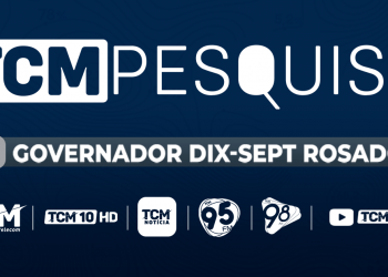 Pesquisa TCM/TS2 com intenção de votos para Governador Dix-sept Rosado será divulgada nesta sexta (20)