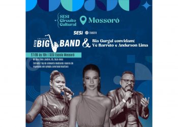 SESI Big Band e Bia Gurgel se apresentam em Mossoró com convidados especiais