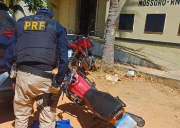 PRF recupera motocicleta roubada em Mossoró