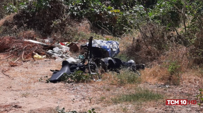 Polícia Militar localiza ponto de desmanche de motos na BR-110